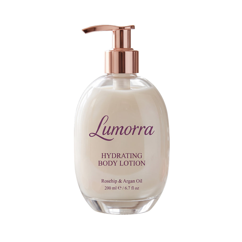 Lumorra Hydrating Body Lotion with Rosehip & Argan Oil | Nourishing Daily Moisturizer | 200ml