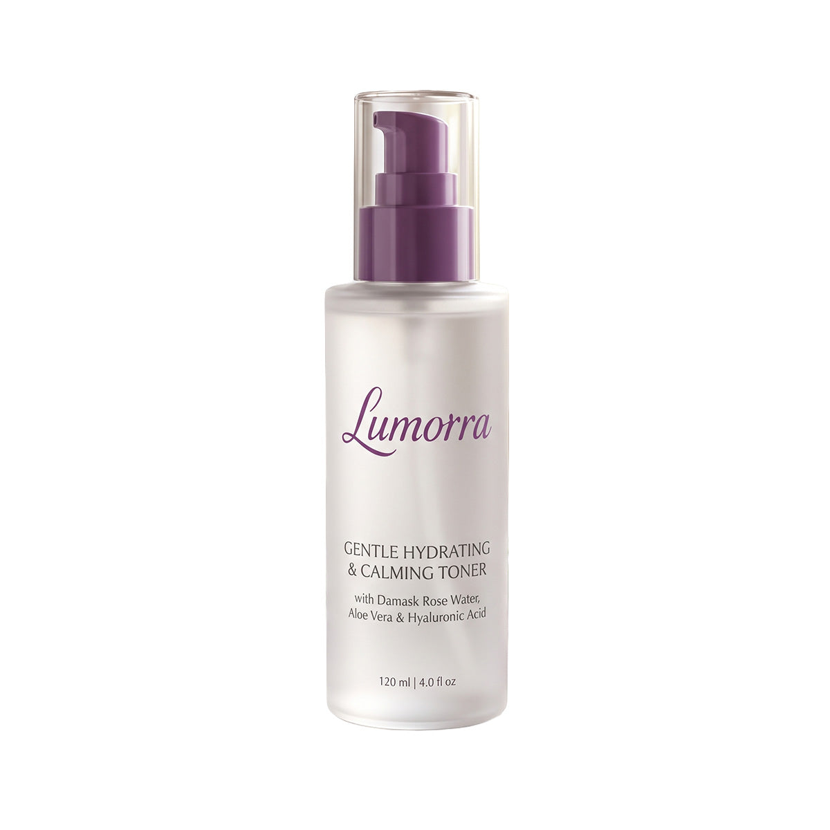 Lumorra Gentle Hydrating & Calming Toner with Damascus Rose Water, Aloe Vera & Hyaluronic Acid | 120ml